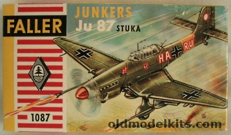 Faller 1/100 Junkers Ju-87 Stuka, 225 plastic model kit